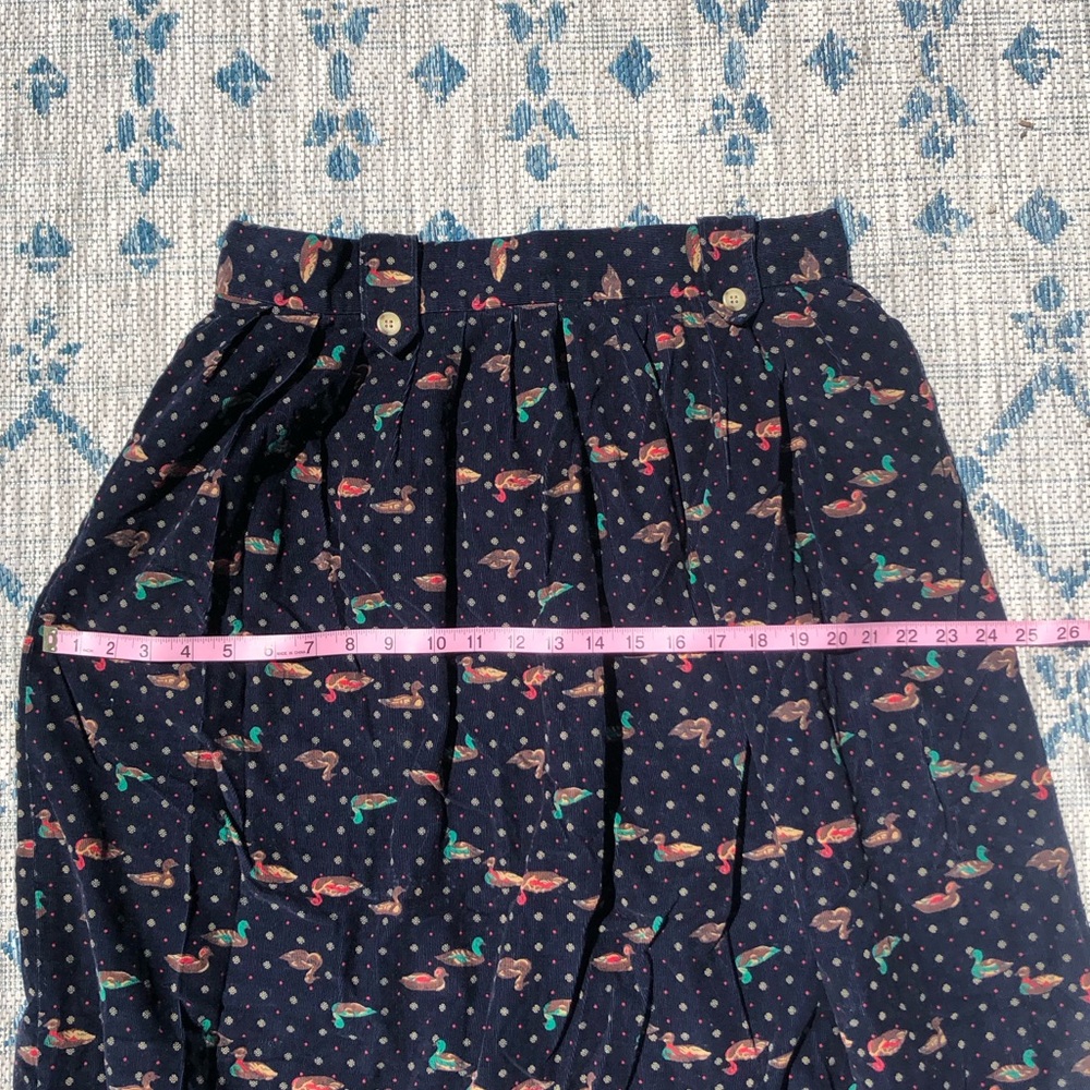 Vintage Corduroy Duck Skirt - Picture 3 of 9